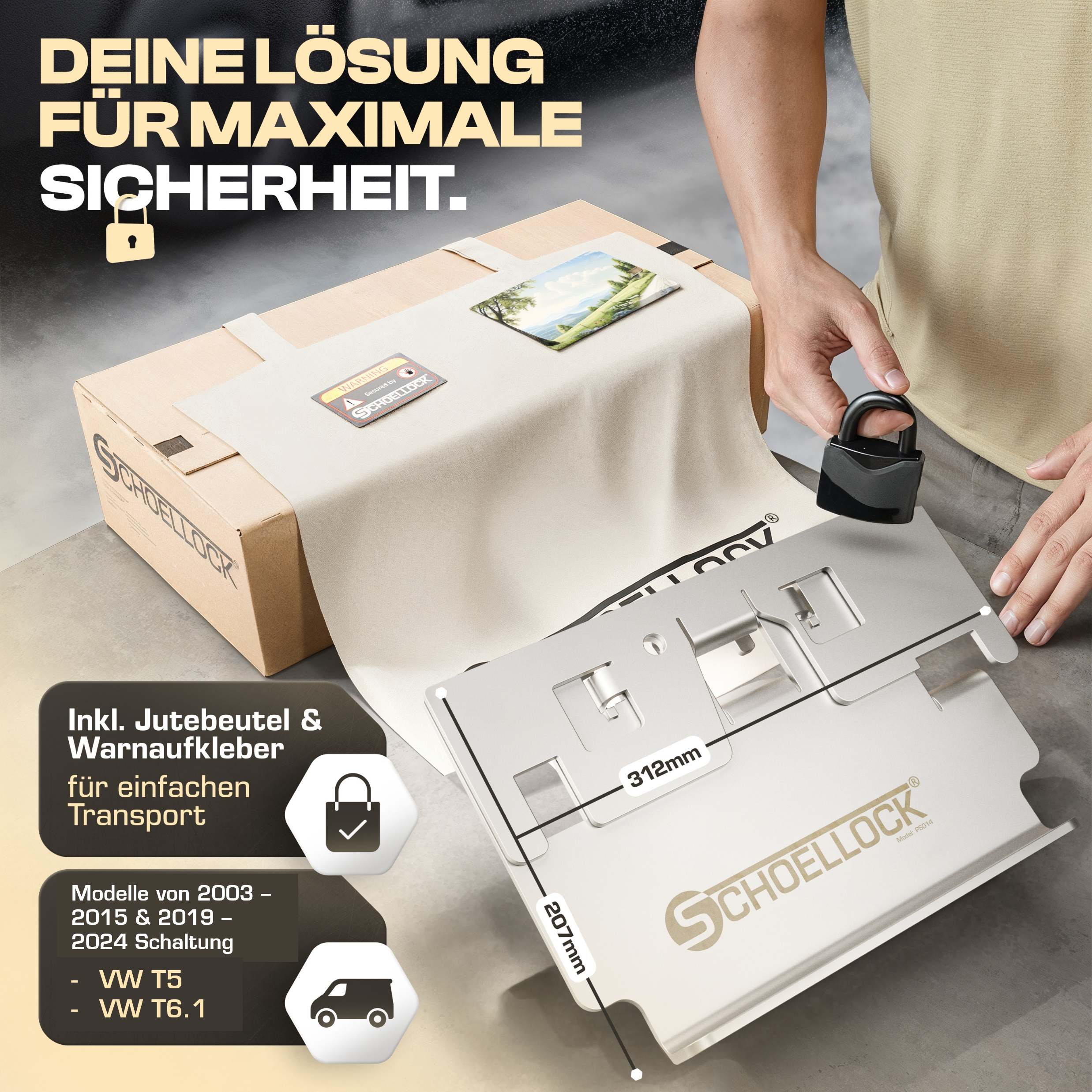 VW T5 & T6.1, Bj. 2003-2015 & 2019-2024, Schaltung