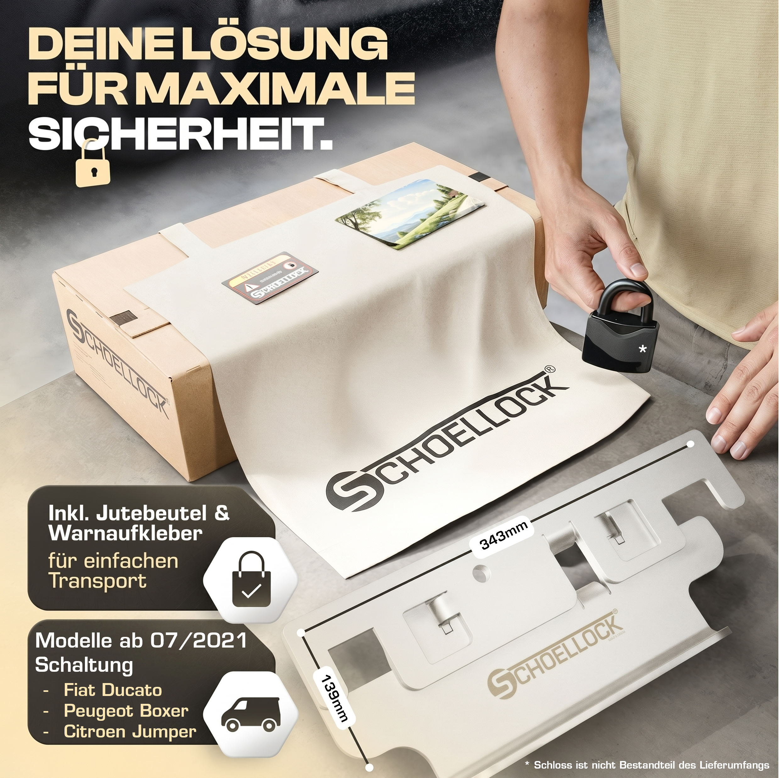 Fiat Ducato, Citroen Jumper und Peugeot Boxer ab Baujahr 07/2021, Schaltung